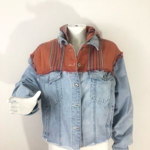 free people baja hooded denim jacket